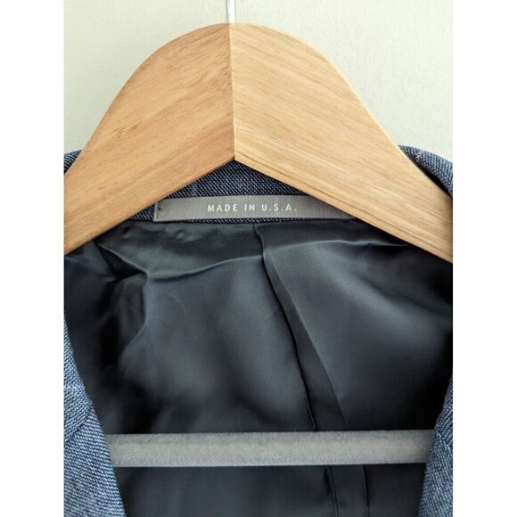 Hickey Freeman Madison Suit Jacket Union Made Vintage Windowpane - Picture 5 of 11